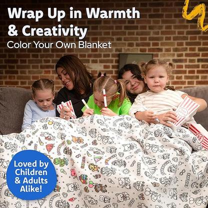 Color Your Own Blanket - OH CRAYONS